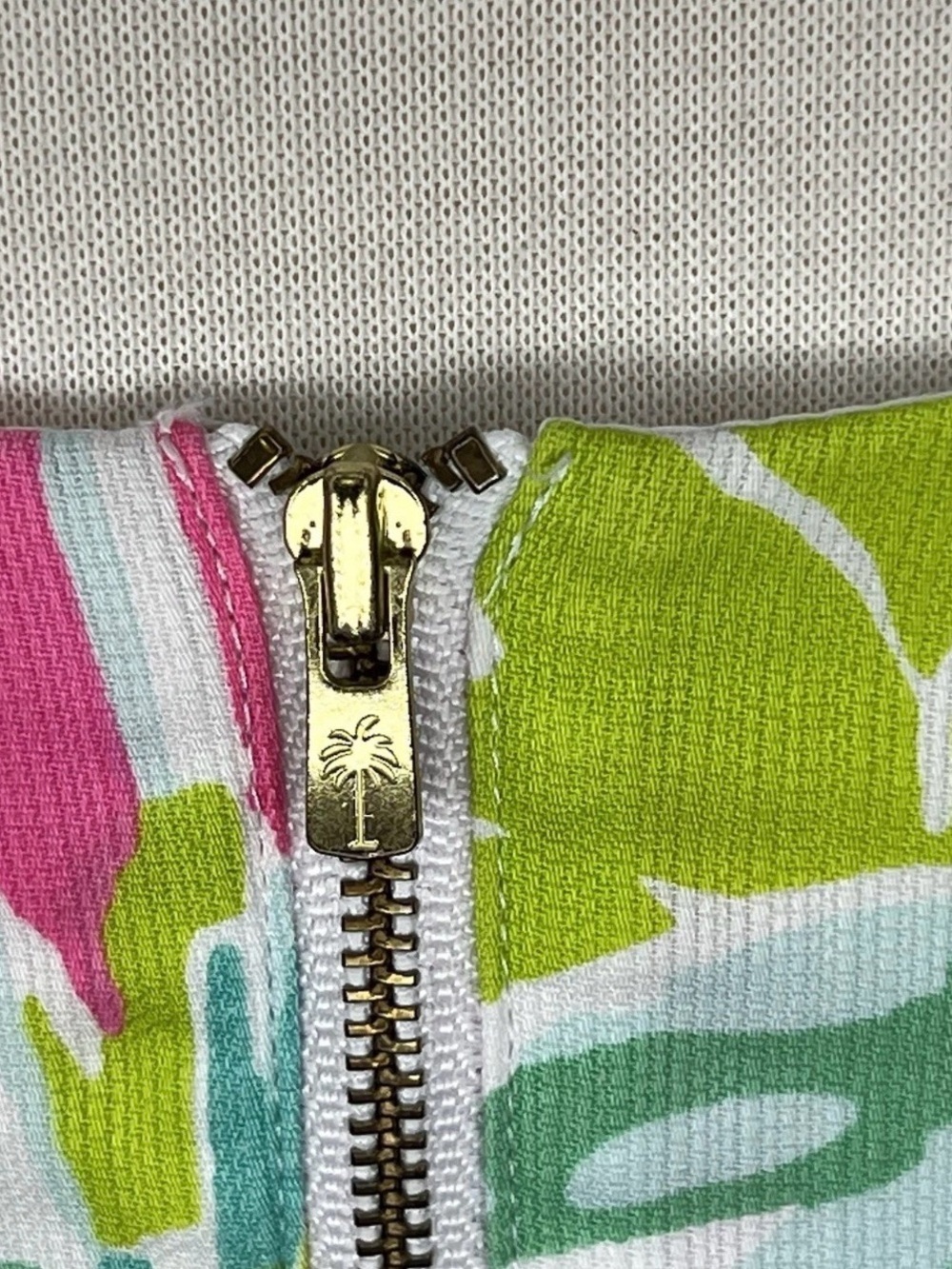 Lilly Pulitzer Cathy Shift Dress Dont Give A Cluck Cotton Resort Pink Green Sz 6 - Picture 8 of 11